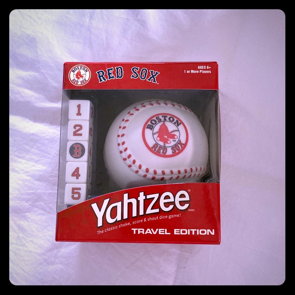 Boston Red Sox Yahtzee game: travel edition